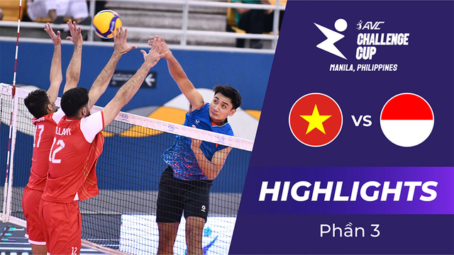 Highlights - Việt Nam vs Indonesia - Tuần 2 - Giải bóng chuyền nam SEA VLeague 2024 - Phần 3
