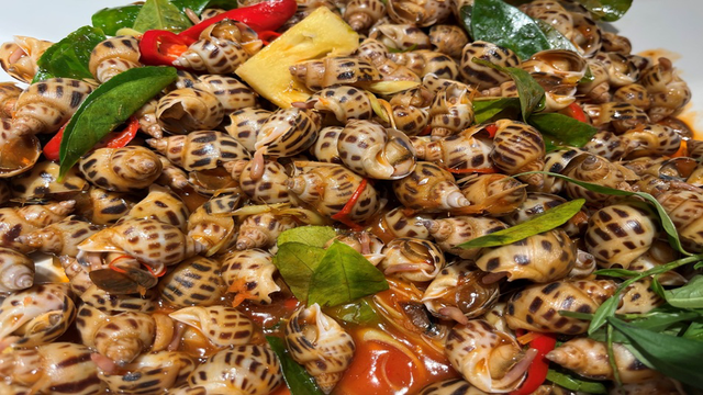 Độc Đáo Hương Vị Ỗc Biển