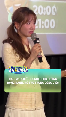 Hari Won biết ơn khi được chồng đồng hành, hỗ trợ trong công việc