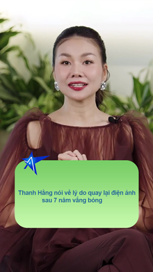 Thanh Hằng nói về lý do quay lại điện ảnh sau 7 năm vắng bóng