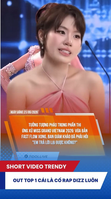 Out top 1 cái là cổ rap dizz luôn