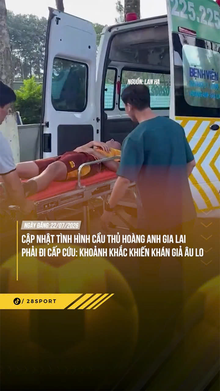 Cập nhật tình hình cầu thủ HAGL phải đi cấp cứu
