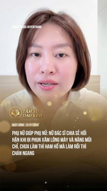 Nữ bác sĩ chia sẻ hối hận khi đi làm thẩm mỹ