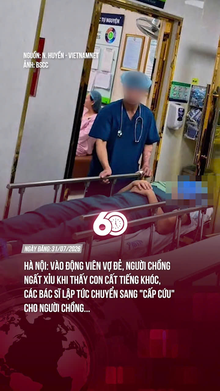 Người đàn ông ngất xỉu khi thấy con cất tiếng khóc
