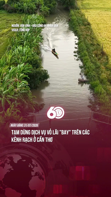 Tạm dừng dịch vụ vỏ lãi " bay " trên các kênh rạch ở Cần Thơ