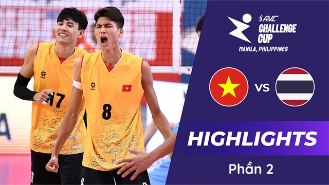 Highlights - Việt Nam vs Thái Lan - Tuần 2 - Giải bóng chuyền nam SEA VLeague 2024 - Phần 2