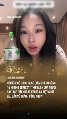 Cô gái chia sẻ cách giảm 15kg đầy hiệu quả