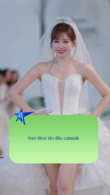 Hari Won lần đầu catwalk